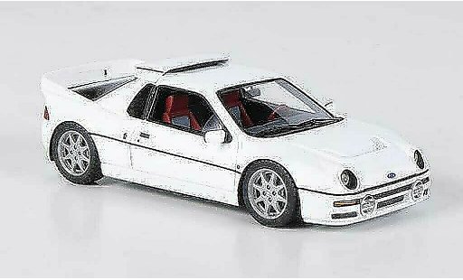 Ford RS 200 Route 1/43 HPI blanco LHD coche miniatura