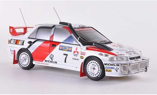 Mitsubishi Lancer Evolution III 1/43 HPI No.7 RalliArt T.Makinen / S.Harjanne Safari Rally 1996 coche miniatura