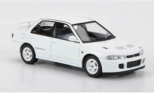 Mitsubishi Lancer Evolution II 1/43 HPI GSR blanco RHD 1994 coche miniatura
