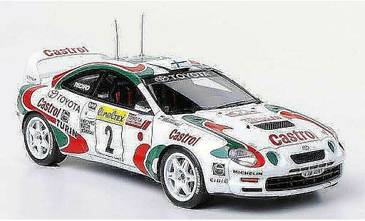 Toyota Celica GT Four 1/43 HPI 1995 No.2 Team Europe / Castrol J.Kankkunen / N.Grist Rally Monte Carlo coche miniatura