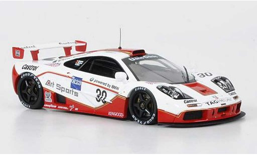 McLaren F1 GTR GTR 1/43 HPI No.30 Art Sports Nielsen/Bscher/Kox 24h Le Mans 1996 coche miniatura