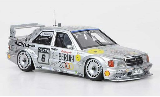 Mercedes 190 DTM 1/43 HPI 2.5-16 Evo II No.6 Berlin 2000 K.Rosberg 1992 coche miniatura
