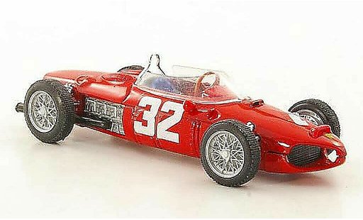 Ferrari 156 F1 Sharknose 1/43 Brumm No.32 Scuderia Sant'Ambroeus G.Baghetti GP Italien coche miniatura