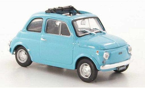 Fiat 500 R 1/43 Brumm aperta turquesa 1972 coche miniatura