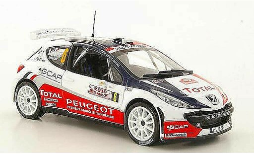 Peugeot 207 S2000 1/43 Hachette No.6 Total S.Sarrazin / J.-J.Renucci Rally Monte Carlo 2010 coche miniatura