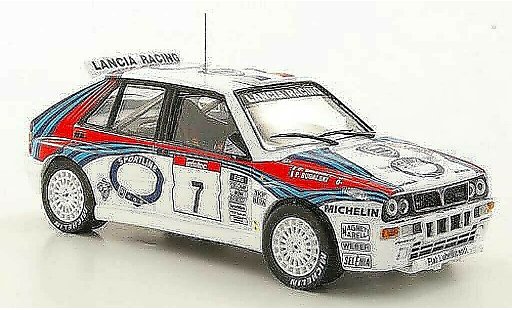 Lancia Delta HF Integrale 1/43 Hachette No.7 P.Bugalski / D.Giraudet Tour de Corse 1992 coche miniatura