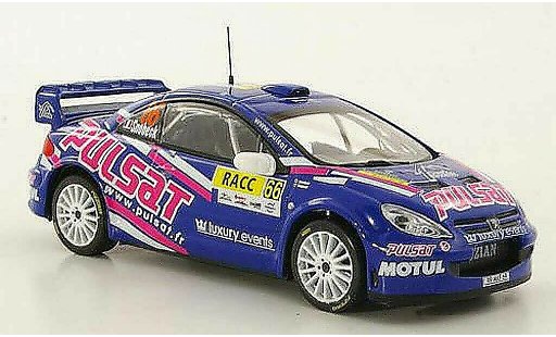 Peugeot 307 WRC 1/43 Hachette No.66 Pulsat D.Snobeck / G.Mondesir Rally Catalunya 2009 coche miniatura