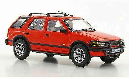 Opel Frontera A 1/43 Hachette rojo (ohne Magazin) 1991 coche miniatura