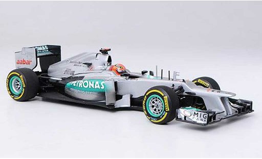 Mercedes F1 2012 1/43 Minichamps AMG Petronas W03 No.7 M.Schumacher -Saison coche miniatura