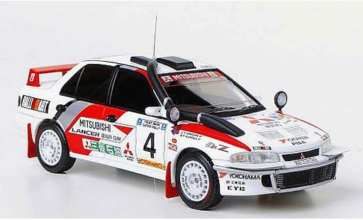 Mitsubishi Lancer Evolution II 1/43 HPI No.4 RalliArt P.Kuukkala / K.Shinozuka Safari Rally 1994 coche miniatura