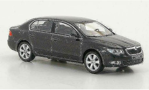 Skoda Superb 2009 1/43 Abrex II antracita coche miniatura