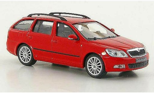 Skoda Octavia Combi 1/43 Abrex II rojo 2008 coche miniatura