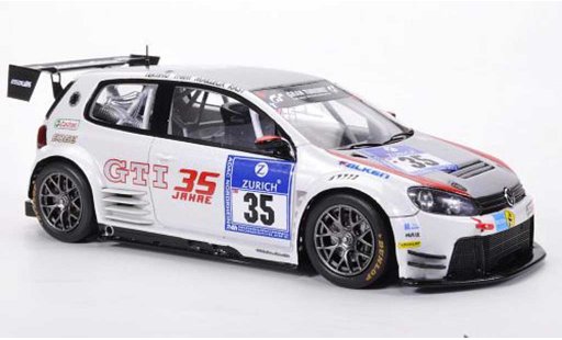 Volkswagen Golf Base 1/43 Spark 24 No.35 Terting / Thiim / Mailleux / Rast 24h ADAC Nurburgring 2011 coche miniatura