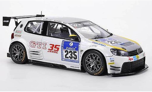 Volkswagen Golf Base 1/43 Spark 24 No.235 Herbert / Bernhardt / Blundell / Rast 24h ADAC Nurburgring 2011 coche miniatura