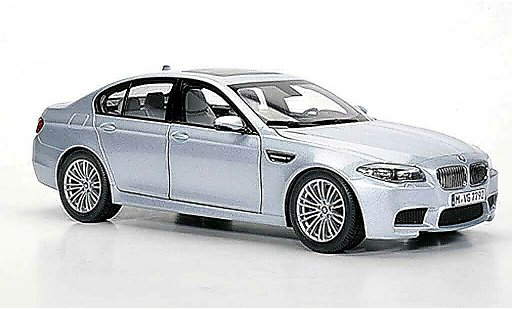 Bmw M5 berline 1/18 Paragon F10 gris metallisee azul 2012 coche miniatura
