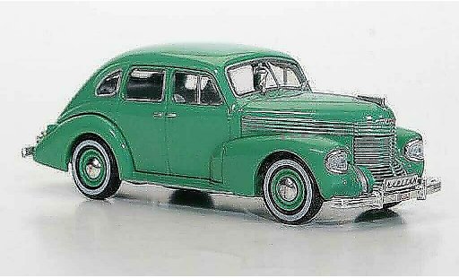 Opel Kapitan Vorkrieg 1/43 Hachette verde (ohne Magazin) 1938 coche miniatura