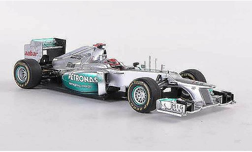 Mercedes F1 2012 1/43 Spark AMG W03 No.7 Petronas M.Schumacher GP Monaco coche miniatura