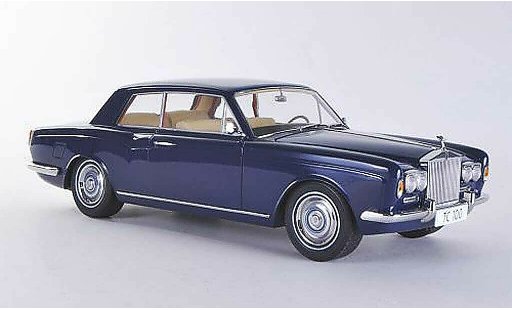 Rolls Royce Silver Shadow Mulliner Park Ward Coupe 1/18 Paragon MPW 2-Door azul LHD coche miniatura