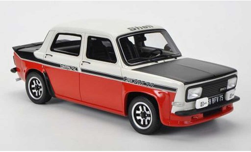 Simca 1000 Rallye 2 SRT 1/18 Ottomobile Rally 2 Coupe 77 blanco/rojo/matenegro coche miniatura