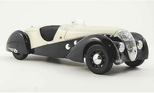 Peugeot 302 Roadster 1/18 Norev Darl'Mat azul/beige 1937 coche miniatura