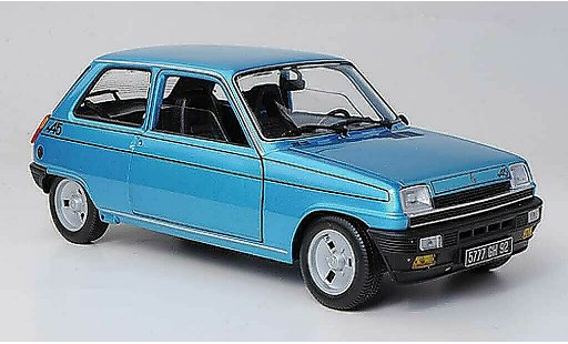 Renault 5 Alpine 1/18 Norev azul 1977 coche miniatura