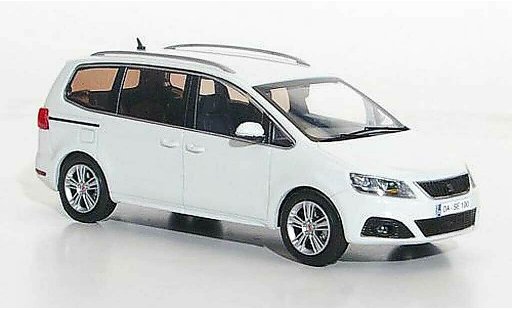 Seat Alhambra Base 1/43 Hachette blanco 2010 coche miniatura
