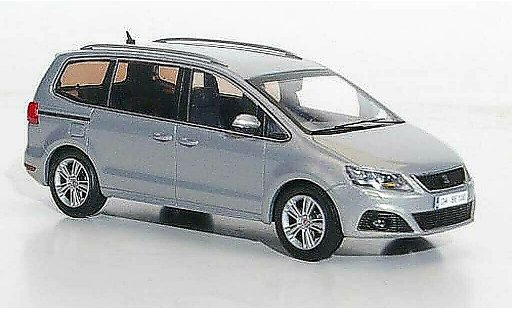 Seat Alhambra Base 1/43 Hachette gris 2010 coche miniatura