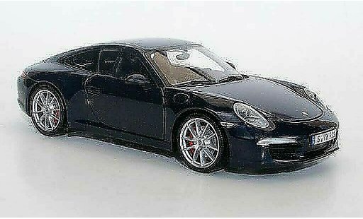 Porsche 911 S 1/18 Minichamps Carrera azul 2011 coche miniatura