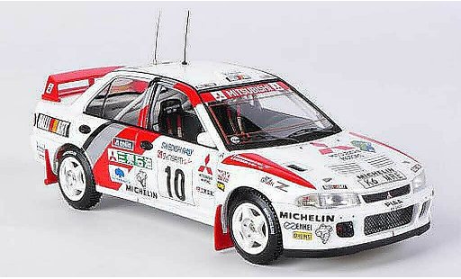 Mitsubishi Lancer Evolution II 1/43 HPI No.10 K.Eriksson / S.Parmander Rally Suecia 1995 coche miniatura