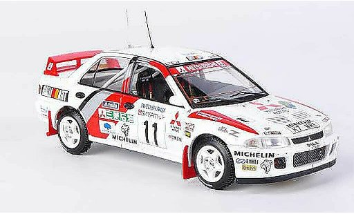 Mitsubishi Lancer Evolution II 1/43 HPI No.11 T.Makinen / S.Harjanne Rally Suecia 1995 coche miniatura