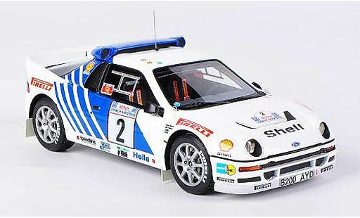 Ford RS 200 Rally 1/43 HPI No.2 Pirelli S.Blomqvist / B.Berglund Acropolis 1986 coche miniatura