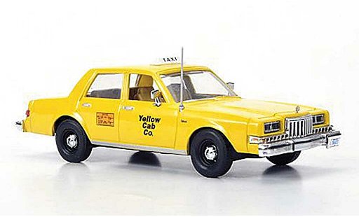 Dodge Diplomat Taxi 1/43 First Response Yellow Cab Co 1985 coche miniatura
