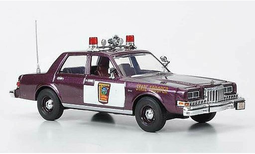 Dodge Diplomat police 1/43 First Response Minnesota State Patrol 1985 coche miniatura