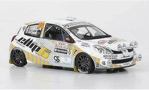Renault Clio R3 1/43 IXO No.66 elliph Campana/de Castelli Rally Monte Carlo 2011 coche miniatura