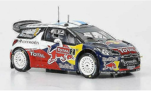 DS Automobiles DS3 WRC 2012 1/43 IXO No.2 Red Bull Hirvonen/Lehtinen Rally Monte Carlo coche miniatura