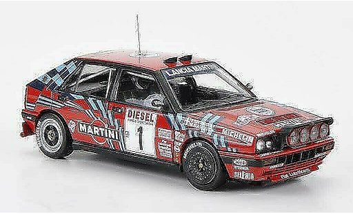 Lancia Delta HF Integrale 1/43 HPI 16V No.1 Martini M.Biasion / T.Siviero Nachtfahrversion Rally Sanremo 1989 coche miniatura