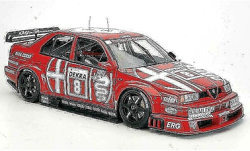 Alfa Romeo 155 2.5 v6 1/18 HPI TI No.8 Alfa Corse N.Larini DTM 1993 coche miniatura