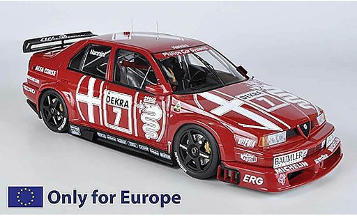 Alfa Romeo 155 2.5 v6 1/18 HPI TI No.7 Alfa Corse A.Nannini DTM 1993 coche miniatura