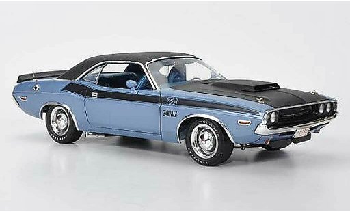 Dodge Challenger 1970 1/18 Highway 61 T/A azulgris/mate negro coche miniatura