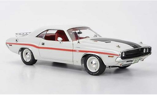Dodge Challenger 1970 1/18 Highway 61 R/T blanco/mate negro con roter Dekoration coche miniatura