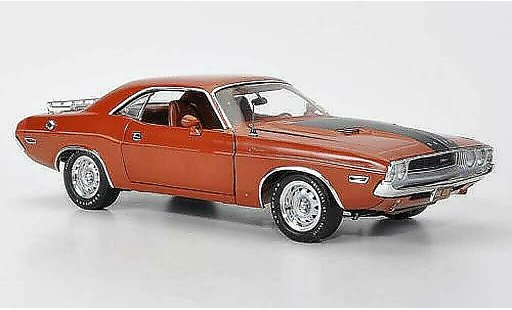 Dodge Challenger 1970 1/18 Highway 61 marron/mate negro coche miniatura