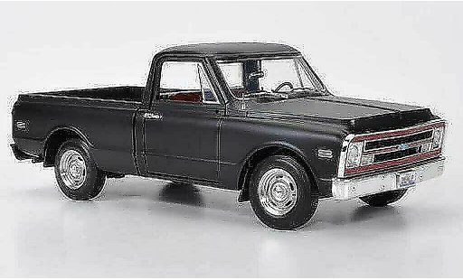Chevrolet C-10 Pickup 1/18 Highway 61 Fleetside mate negro 1968 coche miniatura