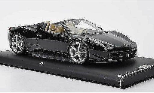Ferrari 458 Italia Spider 1/18 MR Collection negro coche miniatura