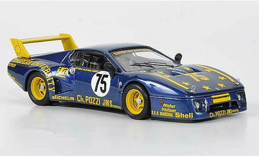 Ferrari 512 BB LM 1/43 Best No.75 JMS Racing Guitteny / Bleynie / Libert 24h Le Mans 1980 coche miniatura