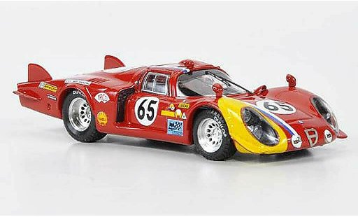 Alfa Romeo 33.2 prototipo 1/43 Best 1968 LM No.65 Troesch / Wendt 24h Le Mans coche miniatura