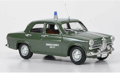Alfa Romeo Giulietta berlina ti 1/43 Rio Squadra Mobile Polic&iacute;a coche miniatura