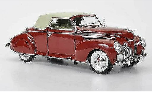 Lincoln Zephyr Base 1/18 Signature rojo 1939 coche miniatura