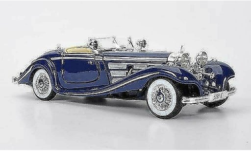 Mercedes 500 Base 1/18 Maisto azul 1936 coche miniatura