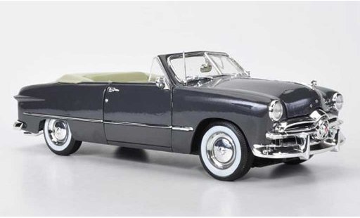 Ford 1949 Cabriolet 1/18 Maisto Convertible abierto gris coche miniatura