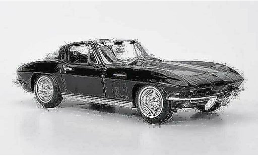Chevrolet Corvette Stingray 1/18 Maisto C2 Coupe negro 1965 coche miniatura